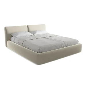 Bed met opbergruimte 200 x 228 – velours – parel – MILANO Bed met opbergruimte 200 x 228 – velours – parel – MILANO