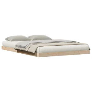 Bedframe Naturel 160 x 220 cm Massief grenenhout Bedframe Naturel 160 x 220 cm Massief grenenhout