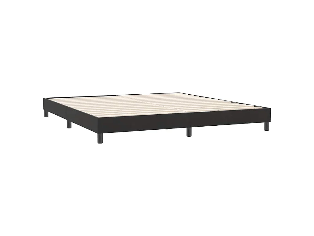 Bedframe zonder matras 180x220 cm fluweel zwart