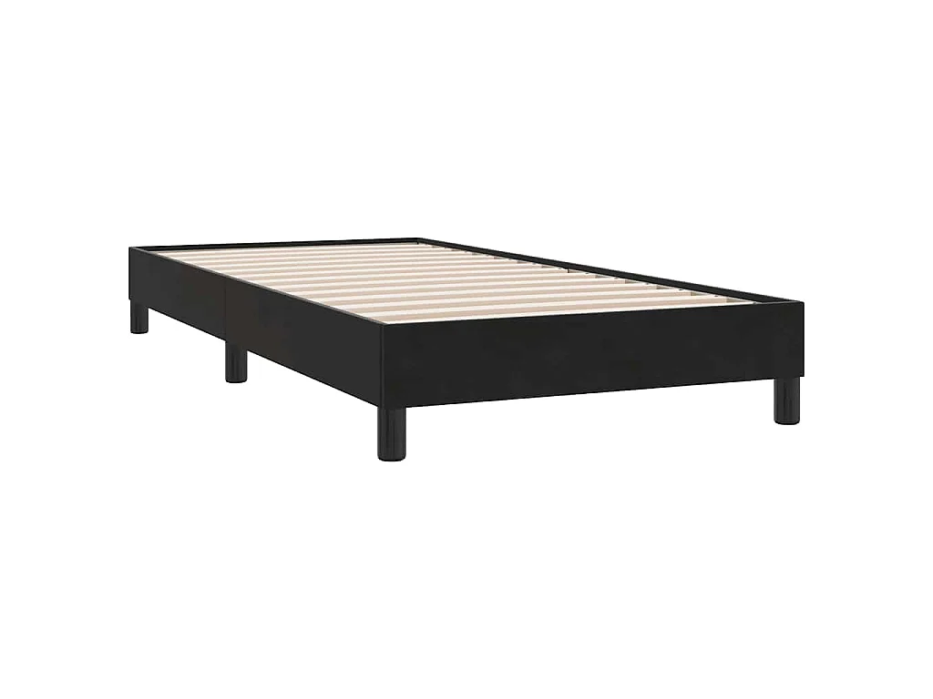 Bedframe zonder matras 90x220 cm fluweel zwart