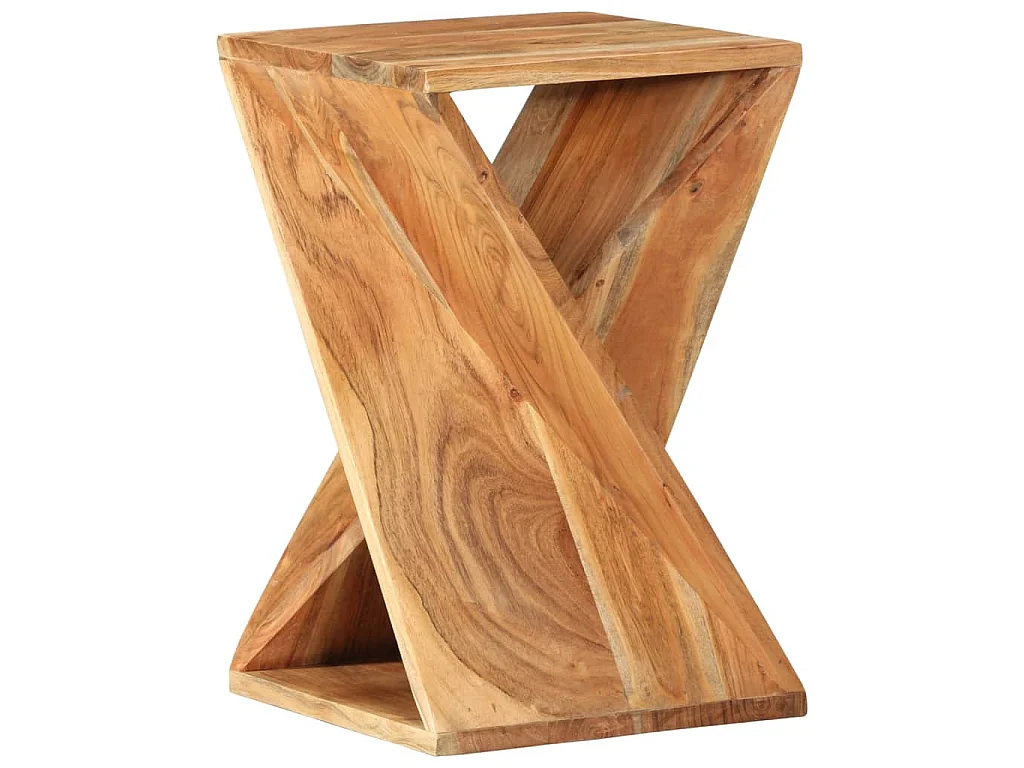 Bijzettafel 35x35x55 cm massief acaciahout