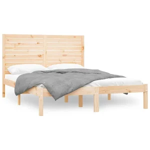 Bedframe massief hout 120×200 cm Bedframe massief hout 120×200 cm