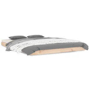 Bedframe massief grenenhout 140×190 cm Bedframe massief grenenhout 140×190 cm