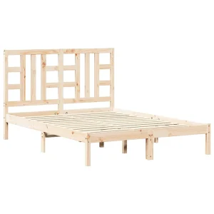 Bedframe massief hout 135×190 cm Bedframe massief hout 135×190 cm