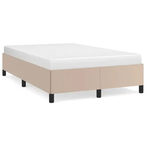 Bedframe kunstleer cappuccinokleurig 120×200 cm Bedframe kunstleer cappuccinokleurig 120×200 cm