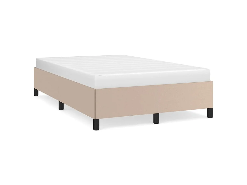 Bedframe kunstleer cappuccinokleurig 120x200 cm