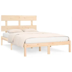 Bedframe massief hout 180×200 cm