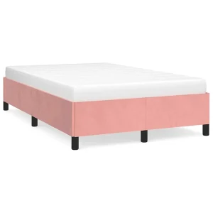Bedframe fluweel roze 120×200 cm Bedframe fluweel roze 120×200 cm