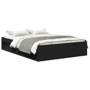 Bedframe zwart 120×200 cm Bedframe zwart 120×200 cm