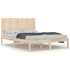 Bedframe massief hout 180×200 cm