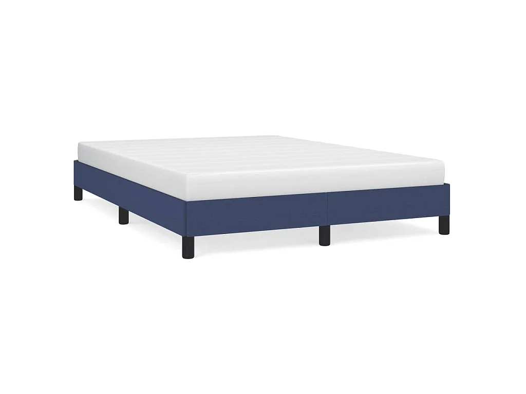 Bedframe zonder matras stof blauw 140x200 cm