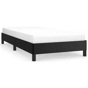 Bedframe kunstleer zwart 90×190 cm Bedframe kunstleer zwart 90×190 cm