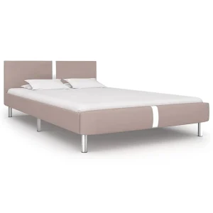Bedframe kunstleer cappuccino 140×200 cm Bedframe kunstleer cappuccino 140×200 cm
