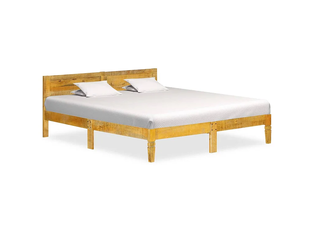 Bedframe massief mangohout 180 cm