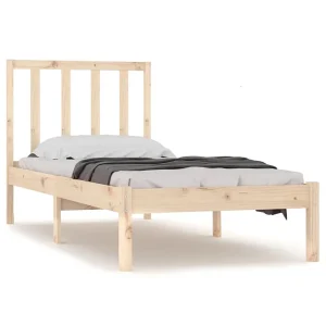 Bedframe zonder matras massief grenenhout 75×190 cm Bedframe zonder matras massief grenenhout 75×190 cm