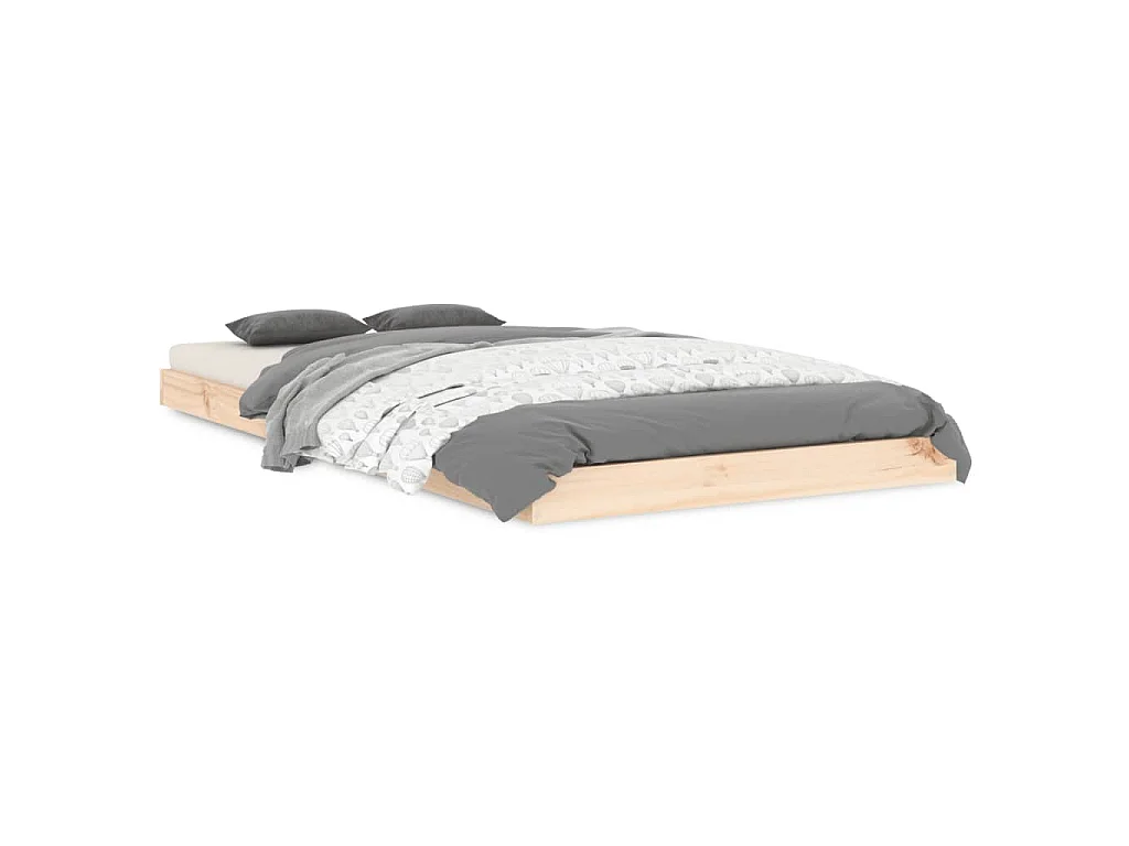 Bedframe massief grenenhout 90x190 cm