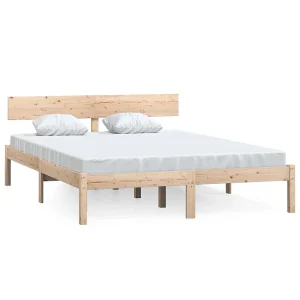 Bedframe zonder matras massief hout 160×200 cm Bedframe zonder matras massief hout 160×200 cm