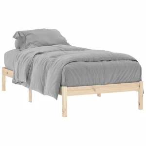 Bedframe zonder matras massief grenenhout 100×190 cm twin Bedframe zonder matras massief grenenhout 100×190 cm twin
