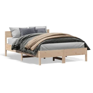 Bedframe zonder matras massief grenenhout 140×190 cm Bedframe zonder matras massief grenenhout 140×190 cm