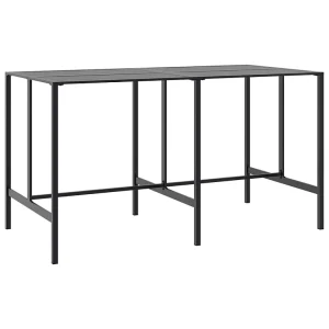 Bartafel 200x100x110 cm gepoedercoat staal zwart Bartafel 200x100x110 cm gepoedercoat staal zwart
