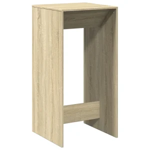 Bartafel 51x50x103,5 cm bewerkt hout sonoma eikenkleurig Bartafel 51x50x103,5 cm bewerkt hout sonoma eikenkleurig