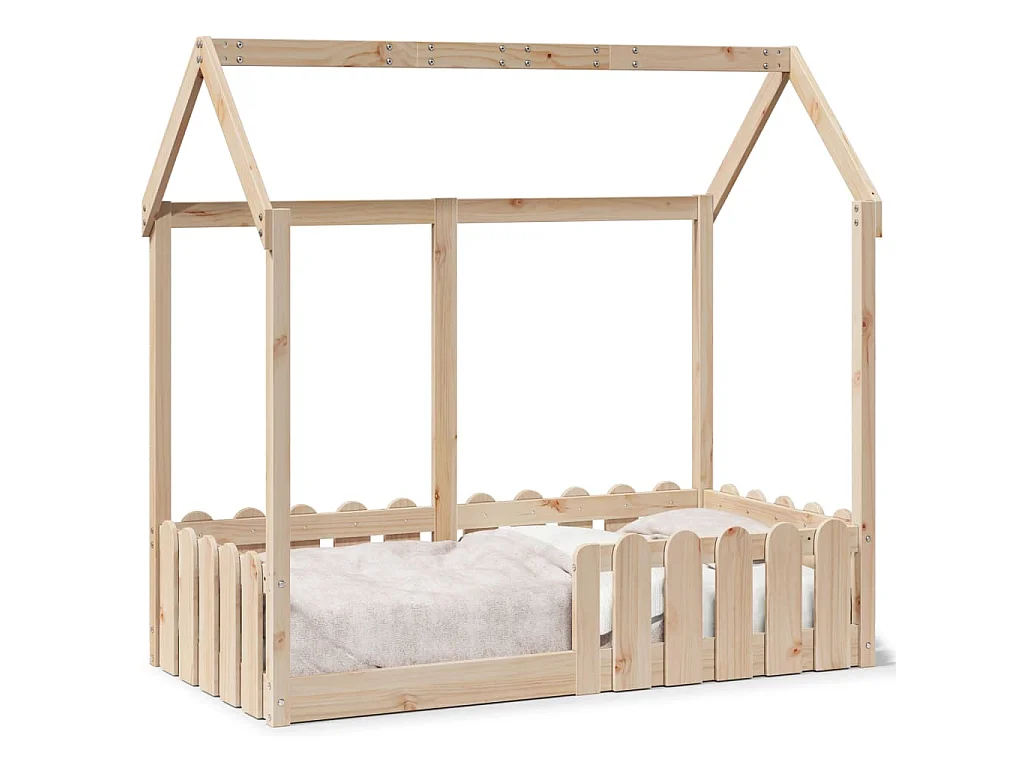 Bedhuis massief grenenhout 70x140 cm