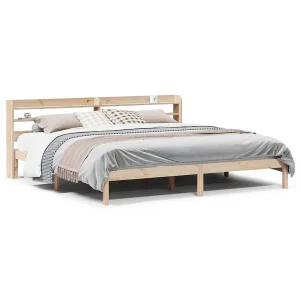 Bedframe zonder matras massief grenenhout 180×200 cm Bedframe zonder matras massief grenenhout 180×200 cm