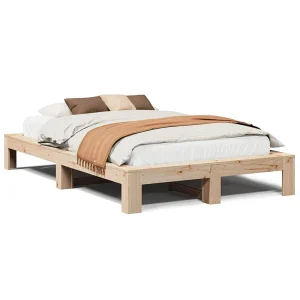 Bedframe zonder matras massief grenenhout 120×200 cm Bedframe zonder matras massief grenenhout 120×200 cm