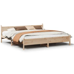 Bedframe zonder matras massief grenenhout 180×200 cm Bedframe zonder matras massief grenenhout 180×200 cm