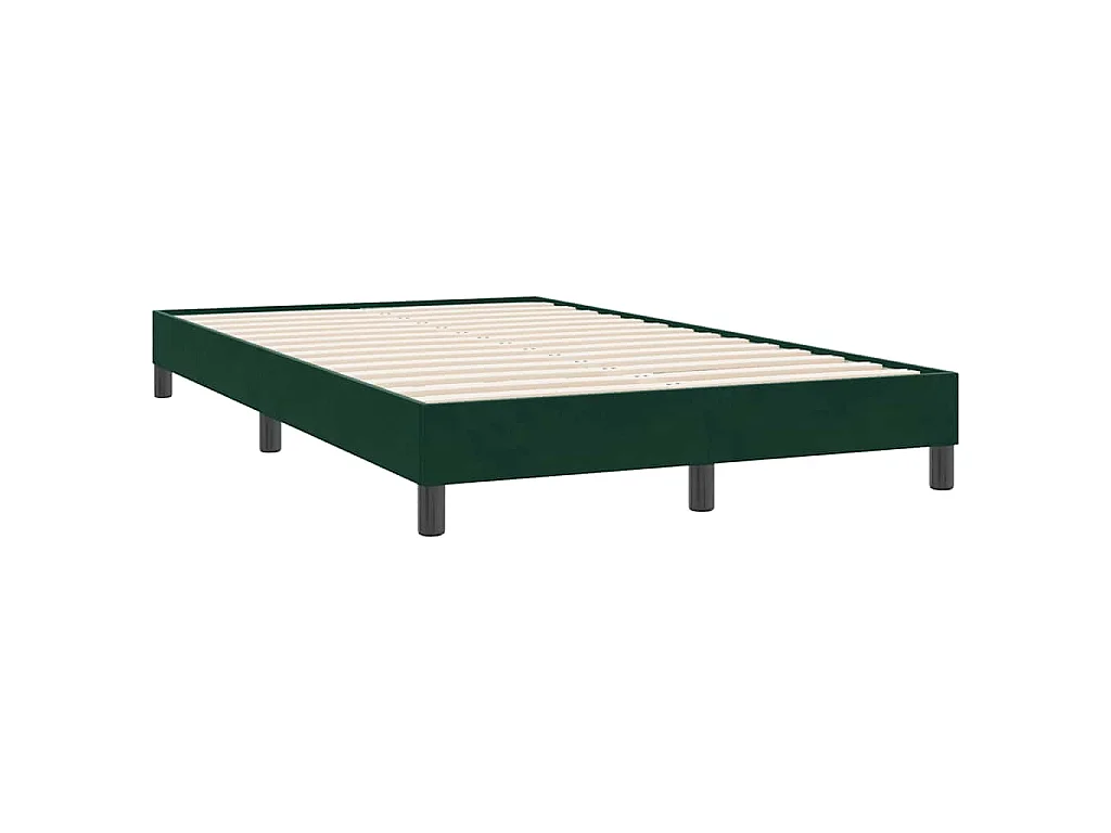 Bedframe zonder matras 120x220 cm fluweel donkergroen