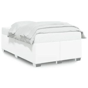 Bedframe zonder matras 120×190 cm kunstleer wit Bedframe zonder matras 120×190 cm kunstleer wit