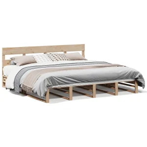 Bedframe zonder matras massief grenenhout 180×200 cm Bedframe zonder matras massief grenenhout 180×200 cm