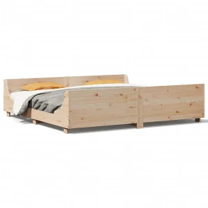 Bedframe zonder matras massief grenenhout 180×200 cm Bedframe zonder matras massief grenenhout 180×200 cm