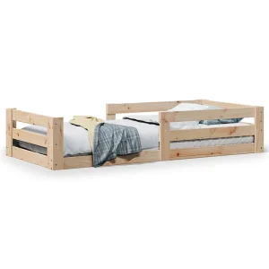 Bedframe zonder matras massief grenenhout 80×200 cm Bedframe zonder matras massief grenenhout 80×200 cm