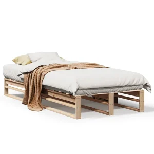 Bedframe zonder matras massief grenenhout 90×200 cm Bedframe zonder matras massief grenenhout 90×200 cm
