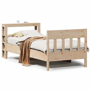 Bedframe zonder matras massief grenenhout 75×190 cm Bedframe zonder matras massief grenenhout 75×190 cm