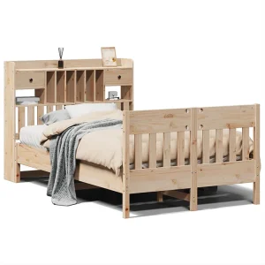 Bedframe zonder matras massief grenenhout 135×190 cm Bedframe zonder matras massief grenenhout 135×190 cm