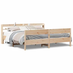 Bedframe zonder matras massief grenenhout 180×200 cm Bedframe zonder matras massief grenenhout 180×200 cm