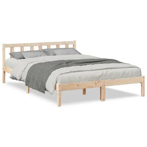 Bedframe extra lang zonder matras massief grenenhout 140×220 cm Bedframe extra lang zonder matras massief grenenhout 140×220 cm