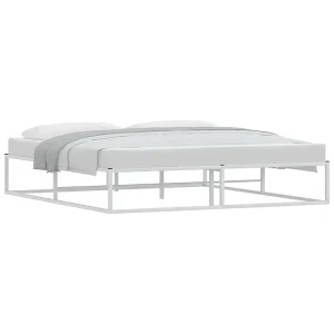 Bedframe zonder matras 180×200 cm wit Bedframe zonder matras 180×200 cm wit