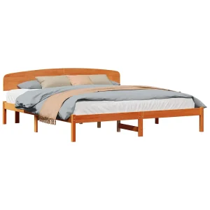 Bedframe Wasbruin 180 x 200 cm Massief grenenhout Bedframe Wasbruin 180 x 200 cm Massief grenenhout
