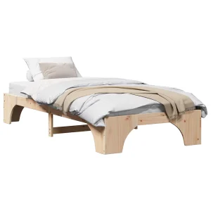 Bedframe Naturel 75 x 190 cm Massief grenenhout Bedframe Naturel 75 x 190 cm Massief grenenhout