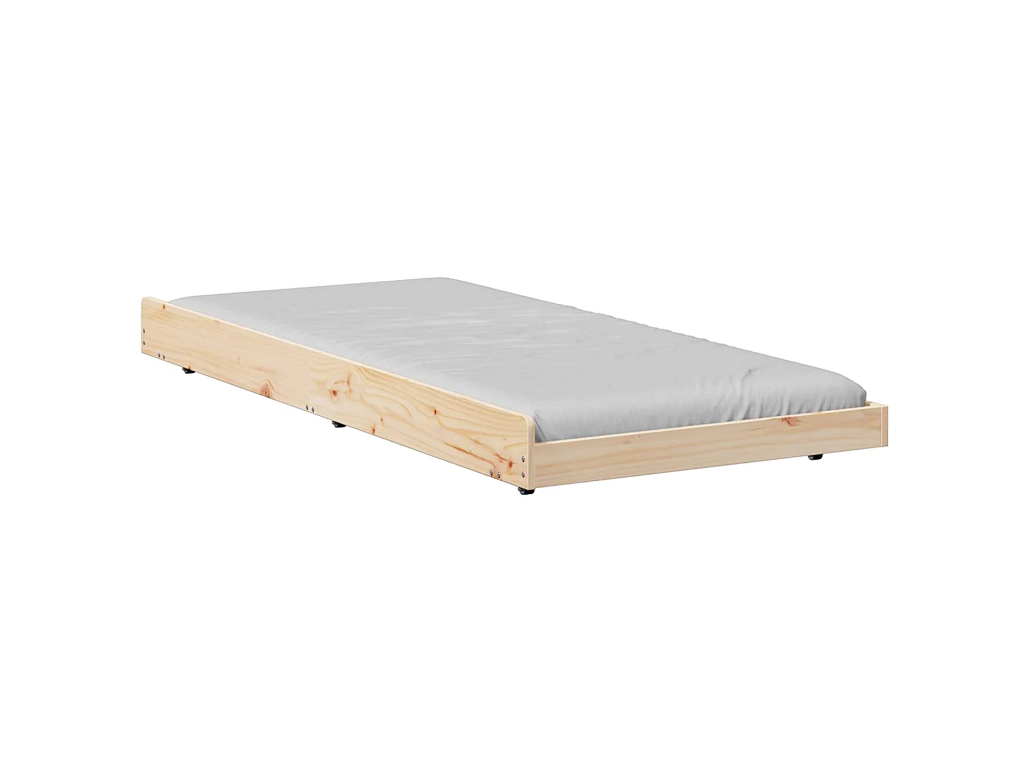 Bedframe Bruin 80 x 200 cm Massief grenenhout