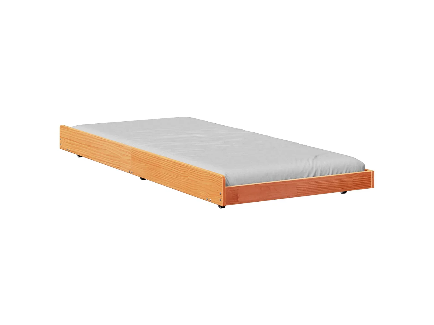 Bedframe Wasbruin 80 x 200 cm Massief grenenhout