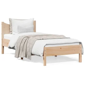 Bedframe zonder matras massief grenenhout 90×200 cm Bedframe zonder matras massief grenenhout 90×200 cm