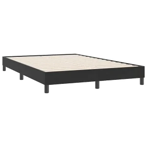 Bedframe zonder matras 140×220 cm fluweel zwart Bedframe zonder matras 140×220 cm fluweel zwart