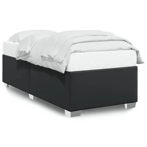 Bedframe kunstleer zwart 80×200 cm Bedframe kunstleer zwart 80×200 cm