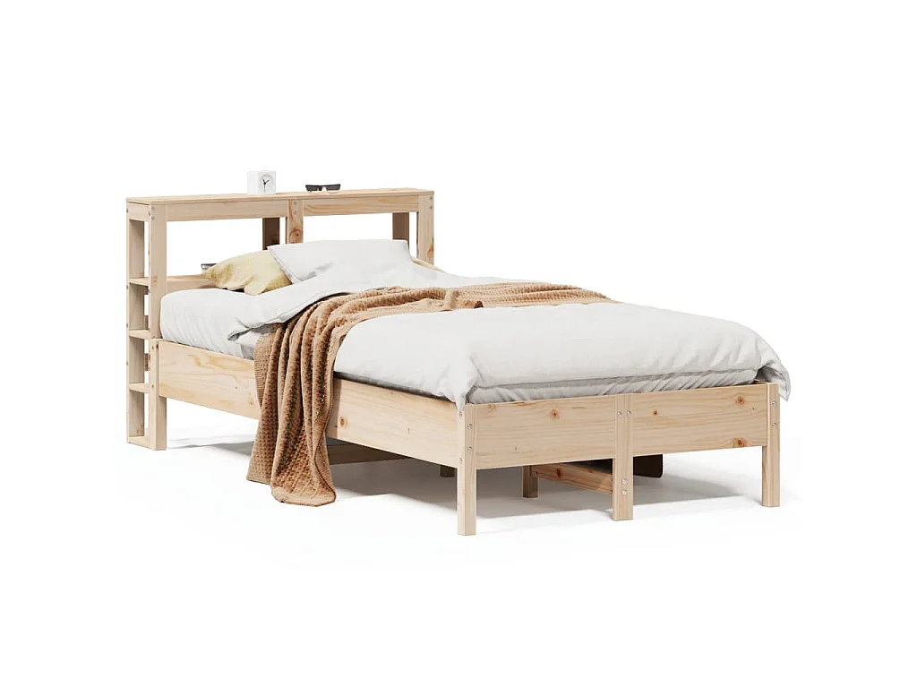 Bedframe zonder matras massief grenenhout 90x200 cm