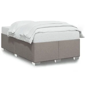 Bedframe zonder matras 120×190 cm stof taupe Bedframe zonder matras 120×190 cm stof taupe