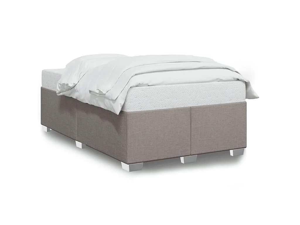 Bedframe zonder matras 120x190 cm stof taupe
